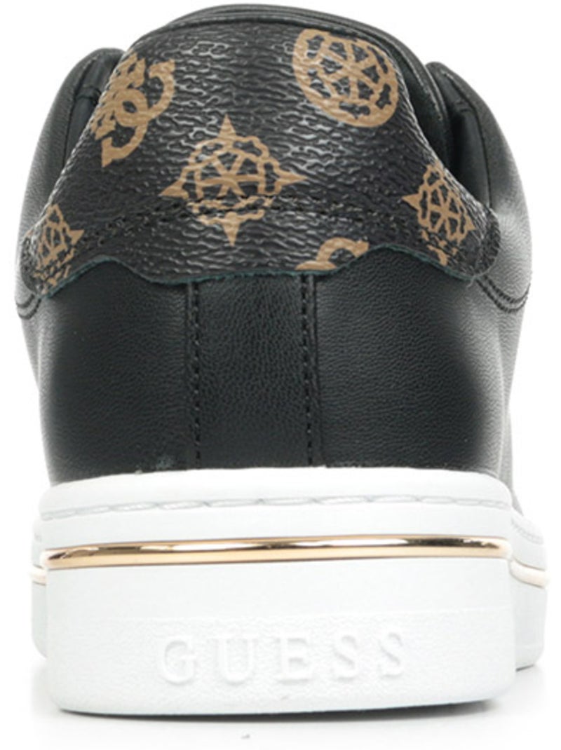 Baskets Guess Stasey Noir Doré - Kiabi