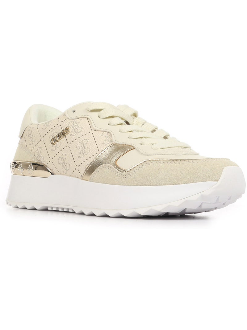 Baskets Guess Vinsa5 Beige - Kiabi