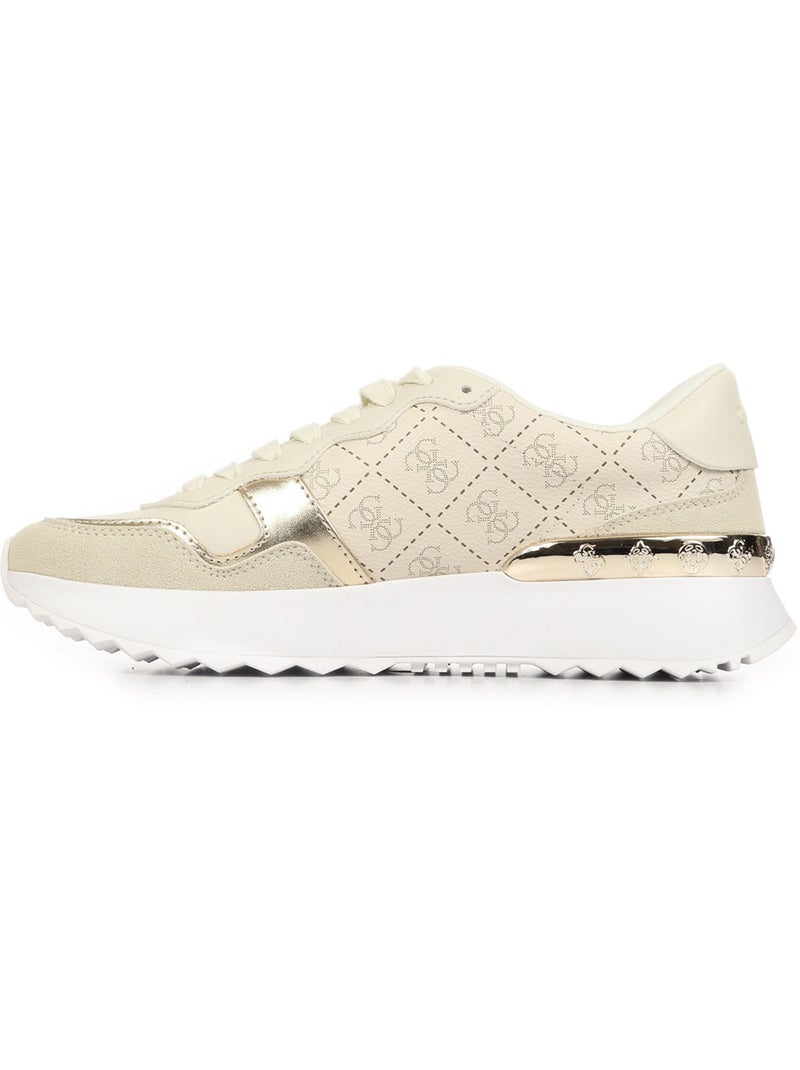 Baskets Guess Vinsa5 Beige - Kiabi