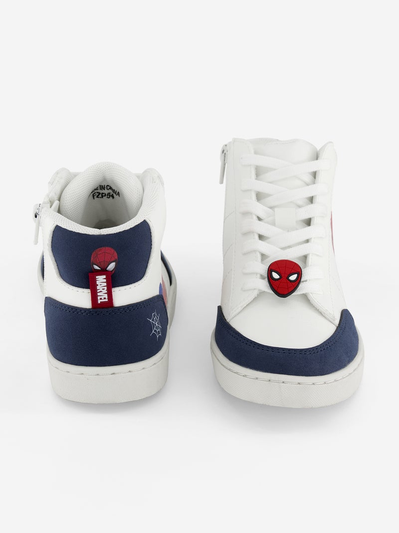 Baskets hautes 'Marvel' 'Spider-man' Rouge - Kiabi