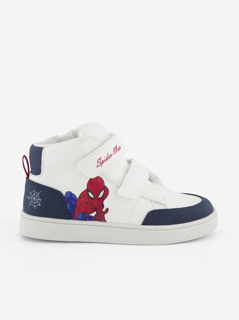 Baskets hautes 'Spider-Man' 'Marvel' à scratchs Rouge - Kiabi