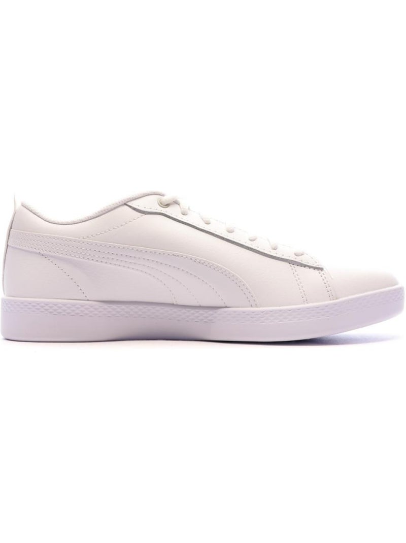 Baskets he Femme Puma Smash V2 Blanc - Kiabi