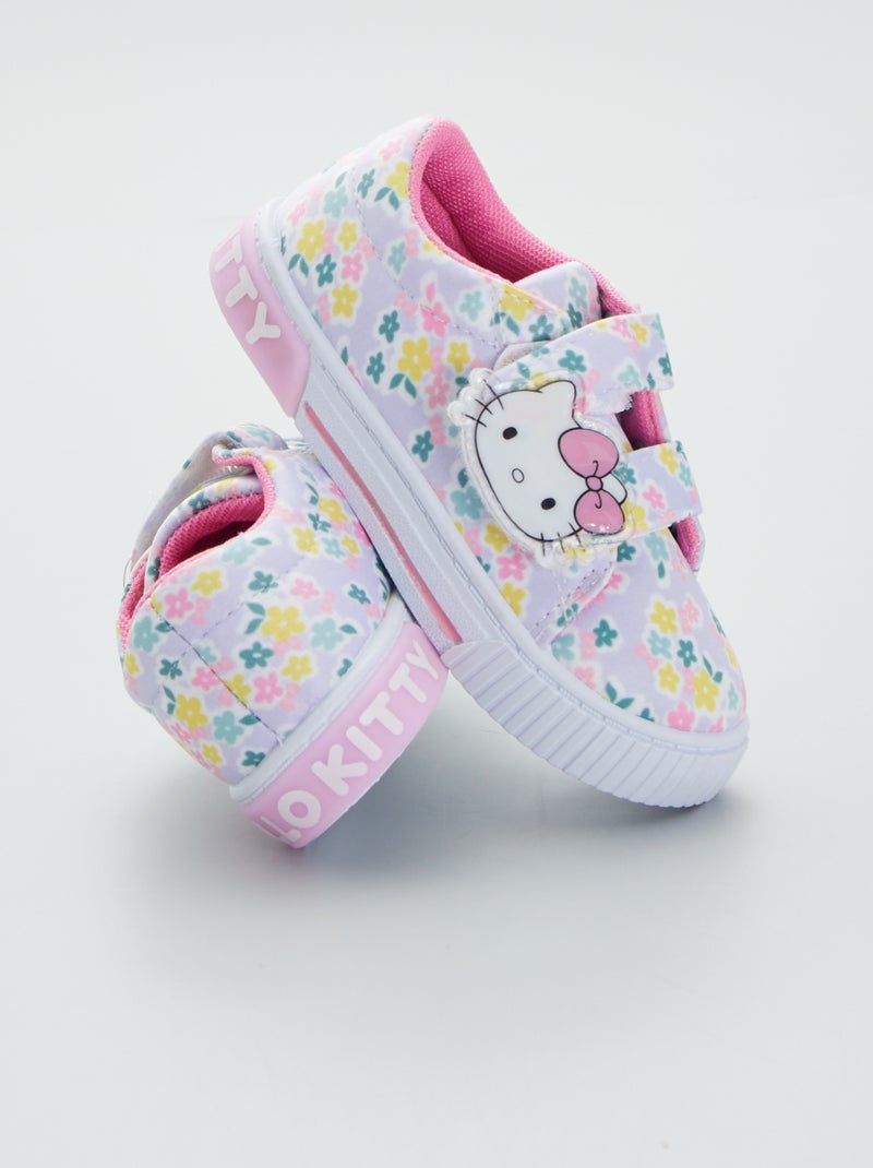 Baskets 'Hello Kitty' à scratch Violet - Kiabi
