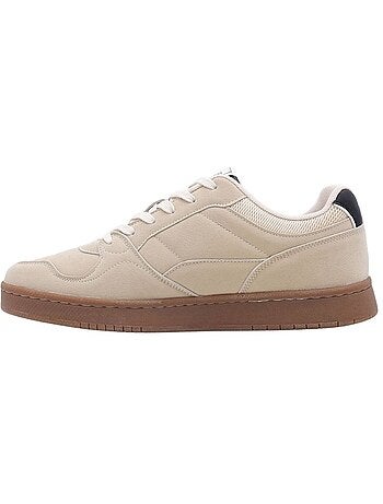 Baskets homme à lacets beige 'Deeluxe'