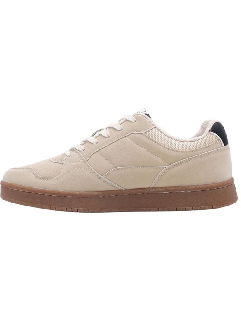 Baskets homme à lacets beige 'Deeluxe' Beige - Kiabi