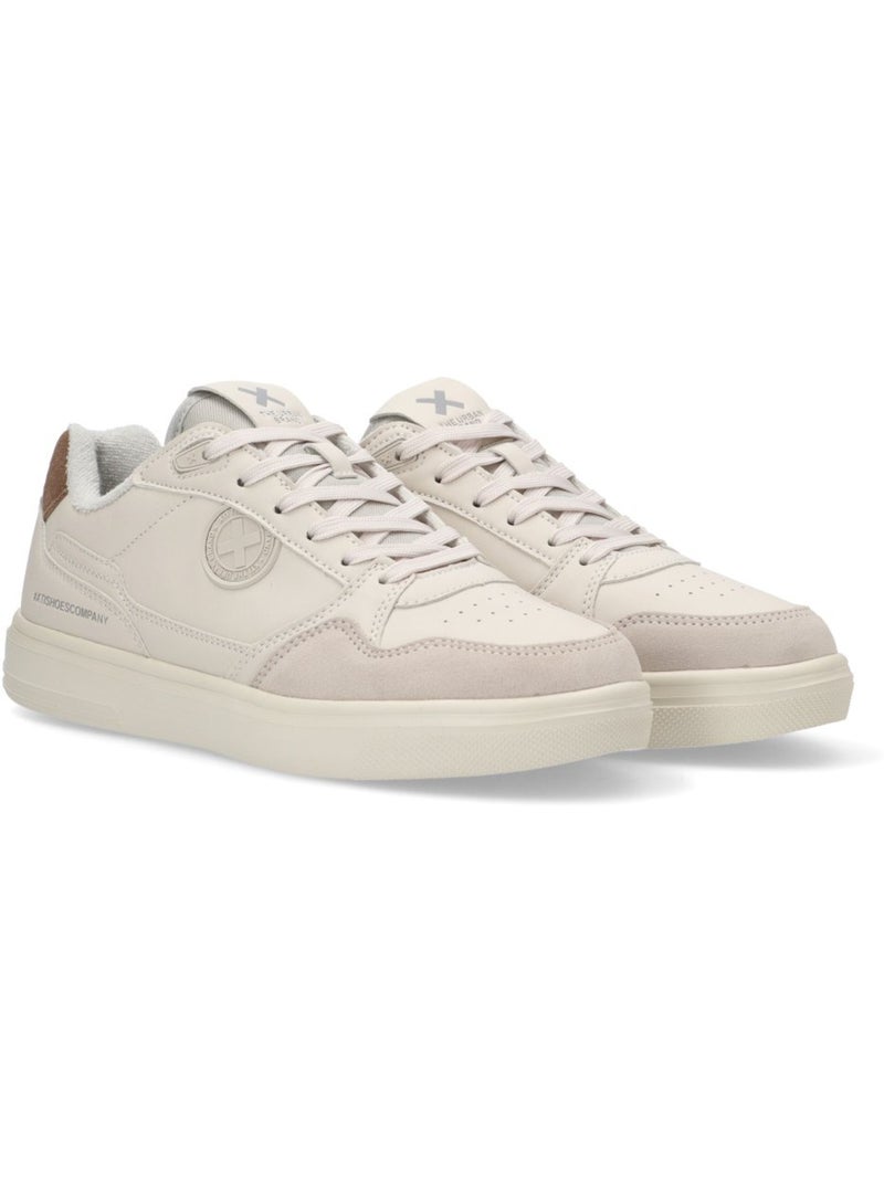 Baskets homme à lacets Beige - Kiabi