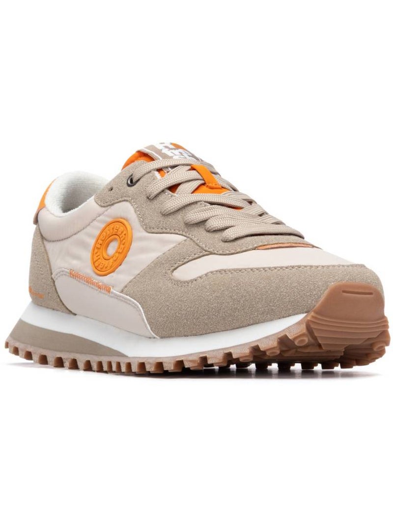 Baskets homme à lacets Beige - Kiabi