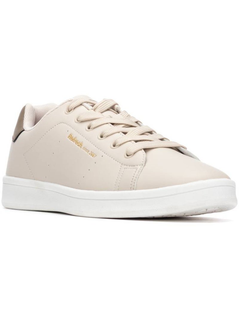 Baskets homme à lacets Beige - Kiabi