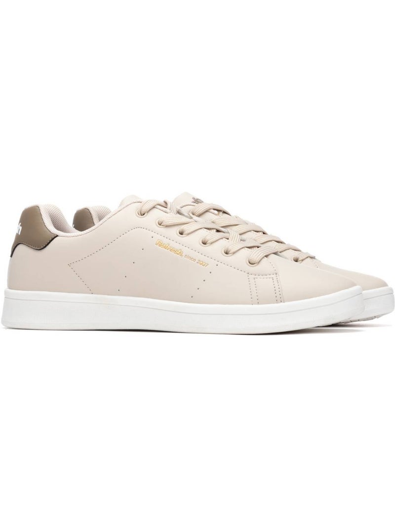 Baskets homme à lacets Beige - Kiabi