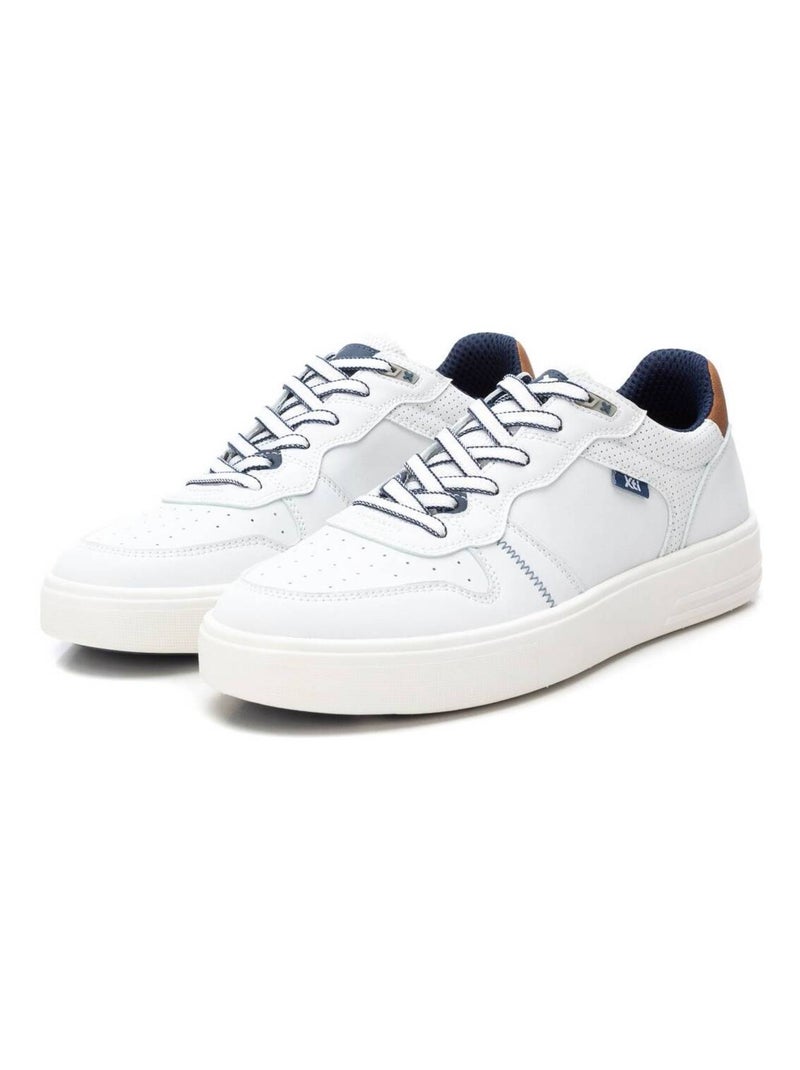 Baskets homme à lacets Blanc - Kiabi