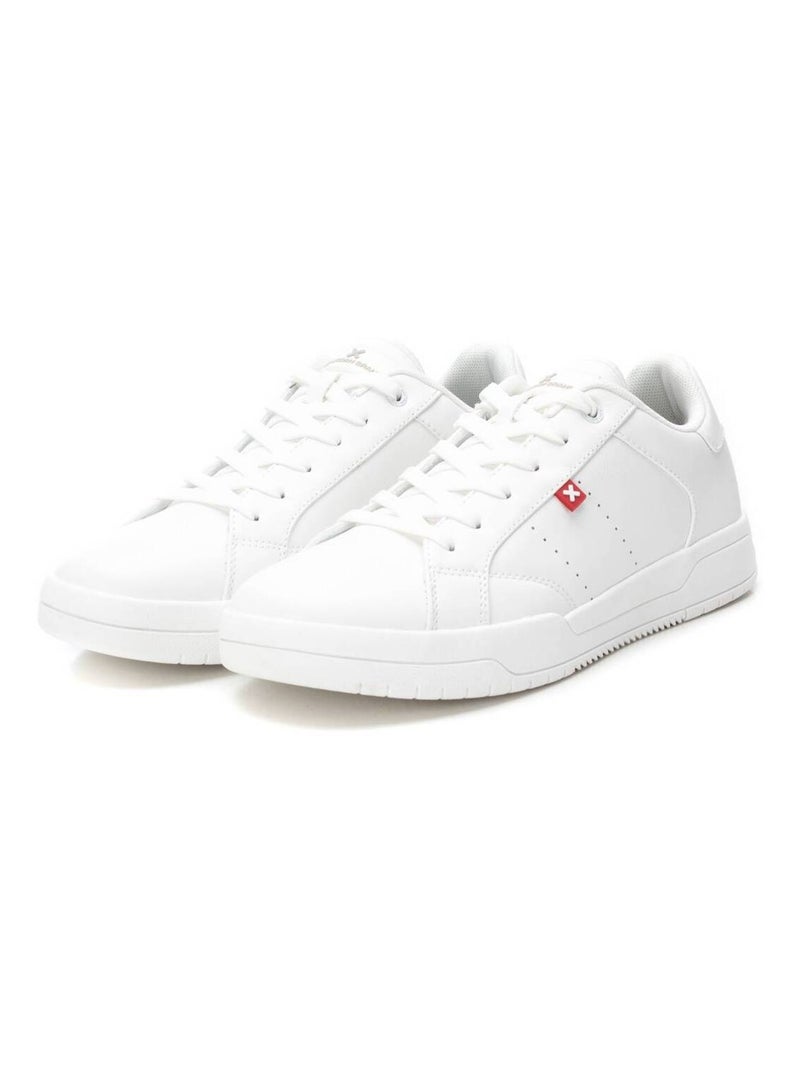 Baskets homme à lacets Blanc - Kiabi