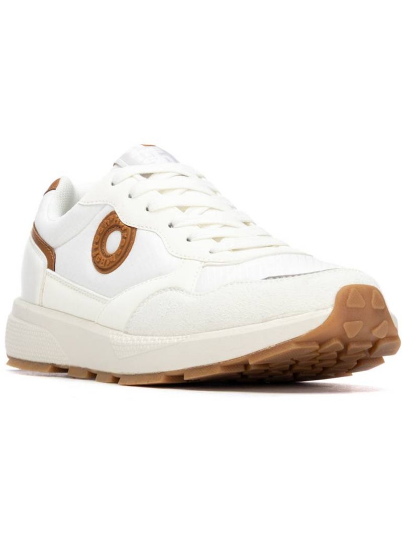 Baskets homme à lacets Blanc - Kiabi