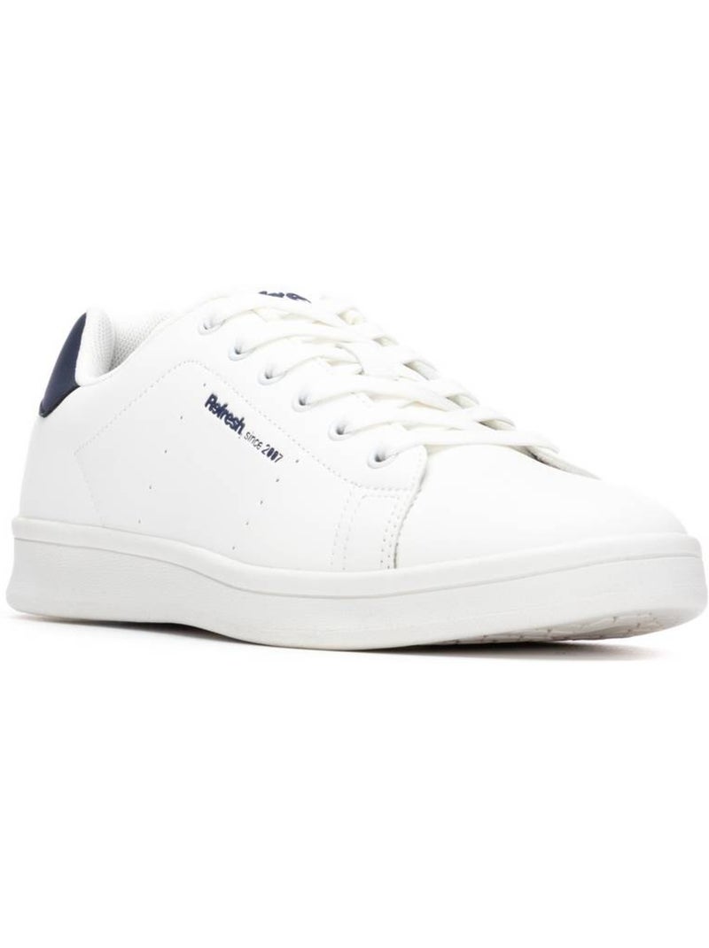 Baskets homme à lacets Blanc - Kiabi