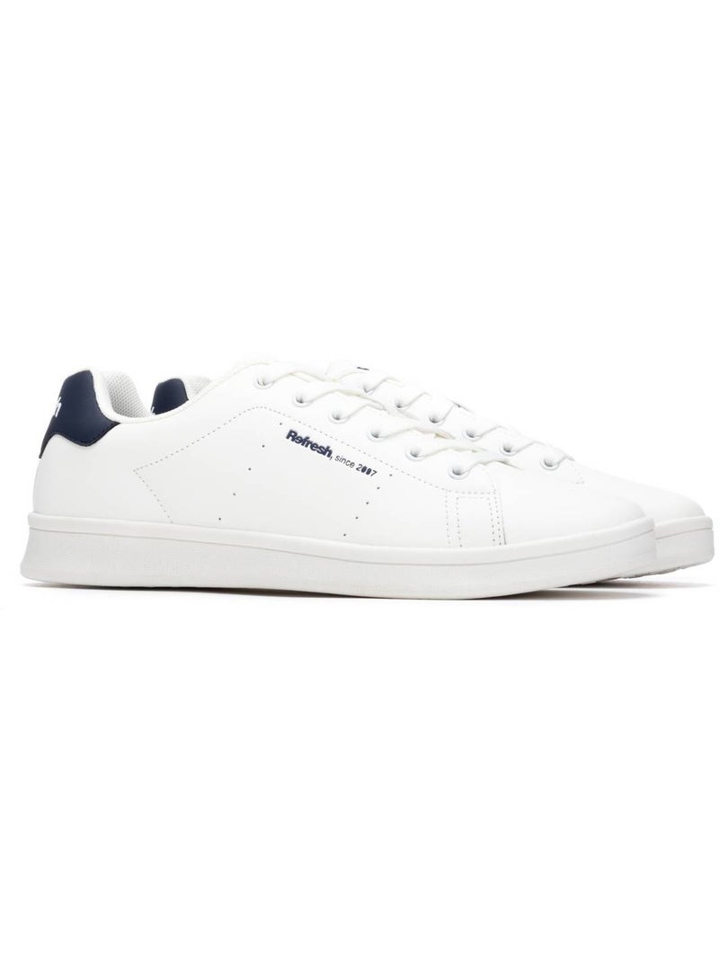 Baskets homme à lacets Blanc - Kiabi