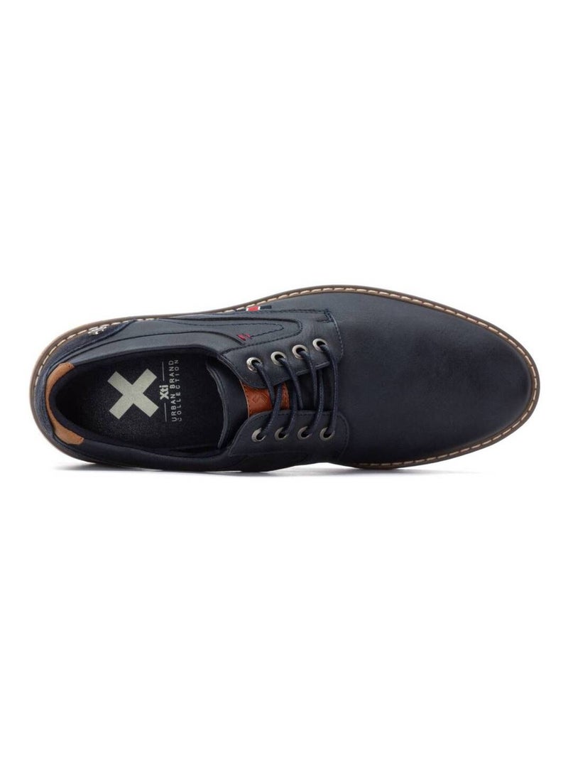 Baskets homme à lacets Bleu - Kiabi