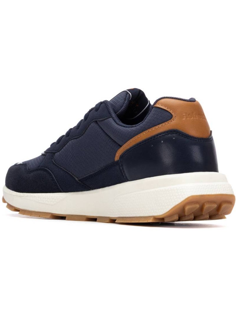 Baskets homme à lacets Bleu - Kiabi