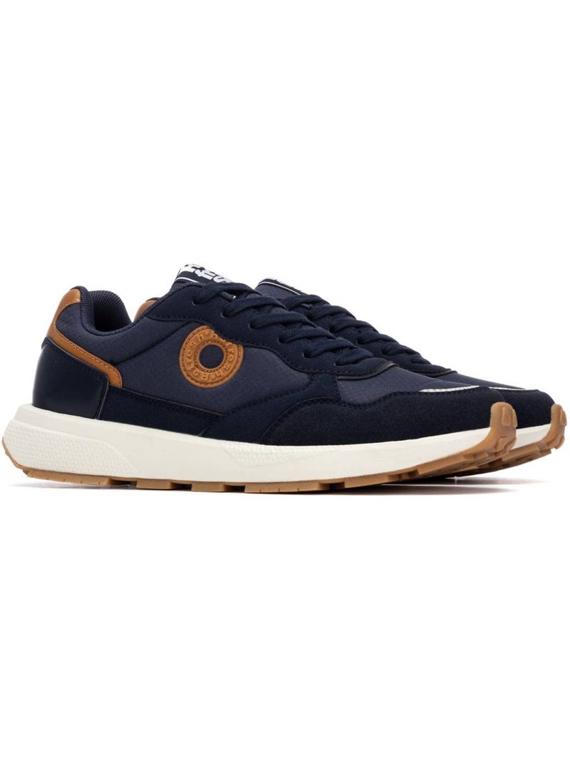Baskets homme à lacets Bleu - Kiabi