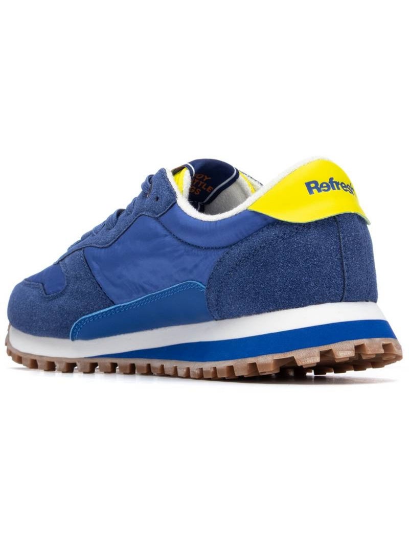 Baskets homme à lacets Bleu - Kiabi