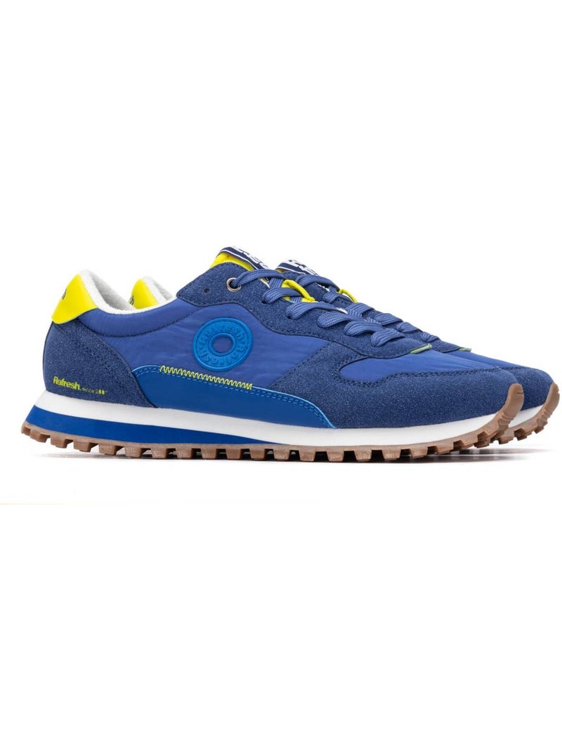 Baskets homme à lacets Bleu - Kiabi