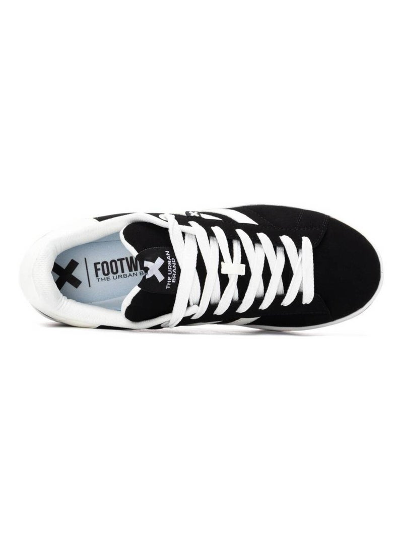 Baskets homme à lacets Noir - Kiabi