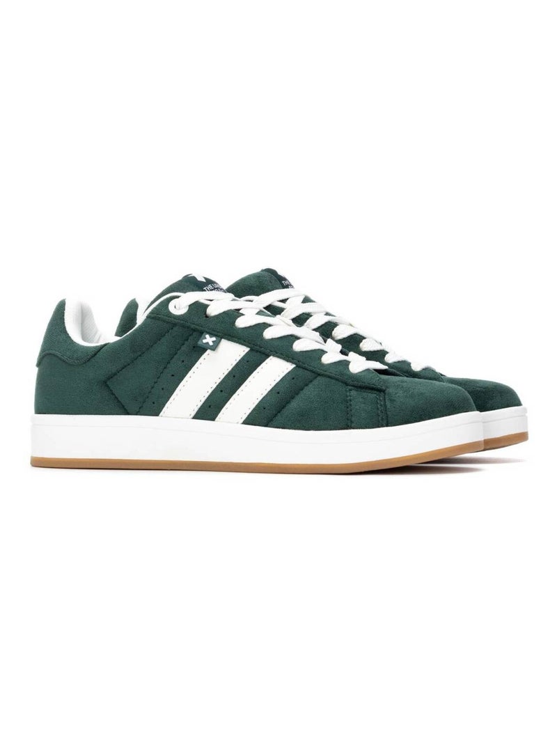 Baskets homme à lacets Vert - Kiabi