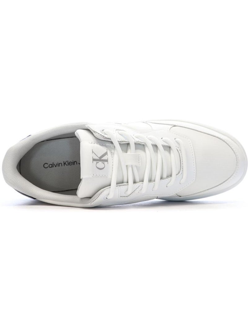 Baskets  Homme Calvin Klein Jeans Classic Cupsoles Blanc - Kiabi
