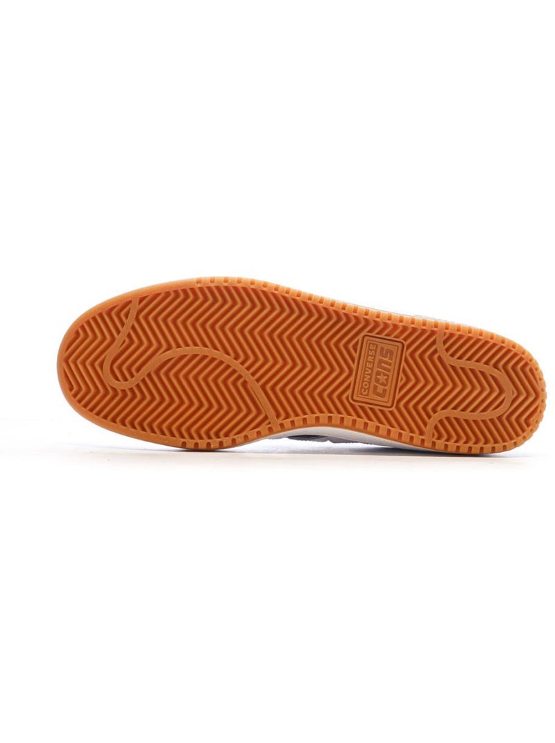 Baskets Homme Converse Leather Blanc - Kiabi