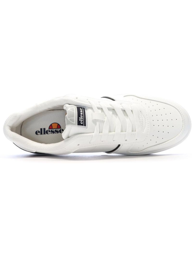 Baskets Homme Ellesse Blanc Noir - Kiabi