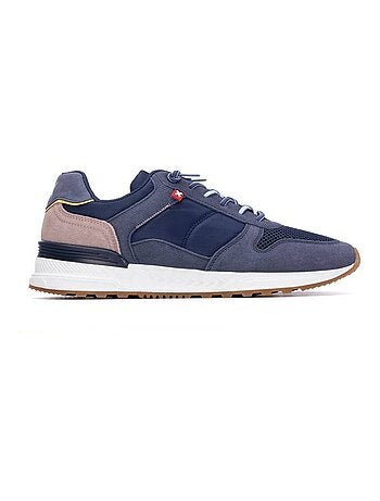 Baskets homme en cuir