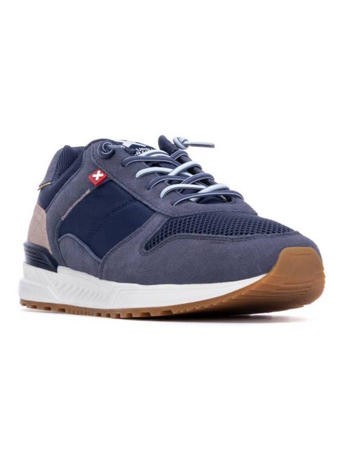 Baskets homme en cuir - Kiabi