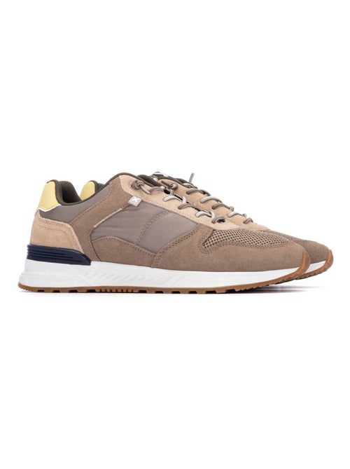 Baskets homme en cuir - Kiabi