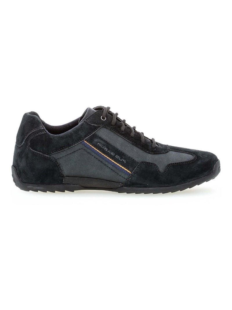 Baskets homme  en daim Gabor Noir Noir - Kiabi