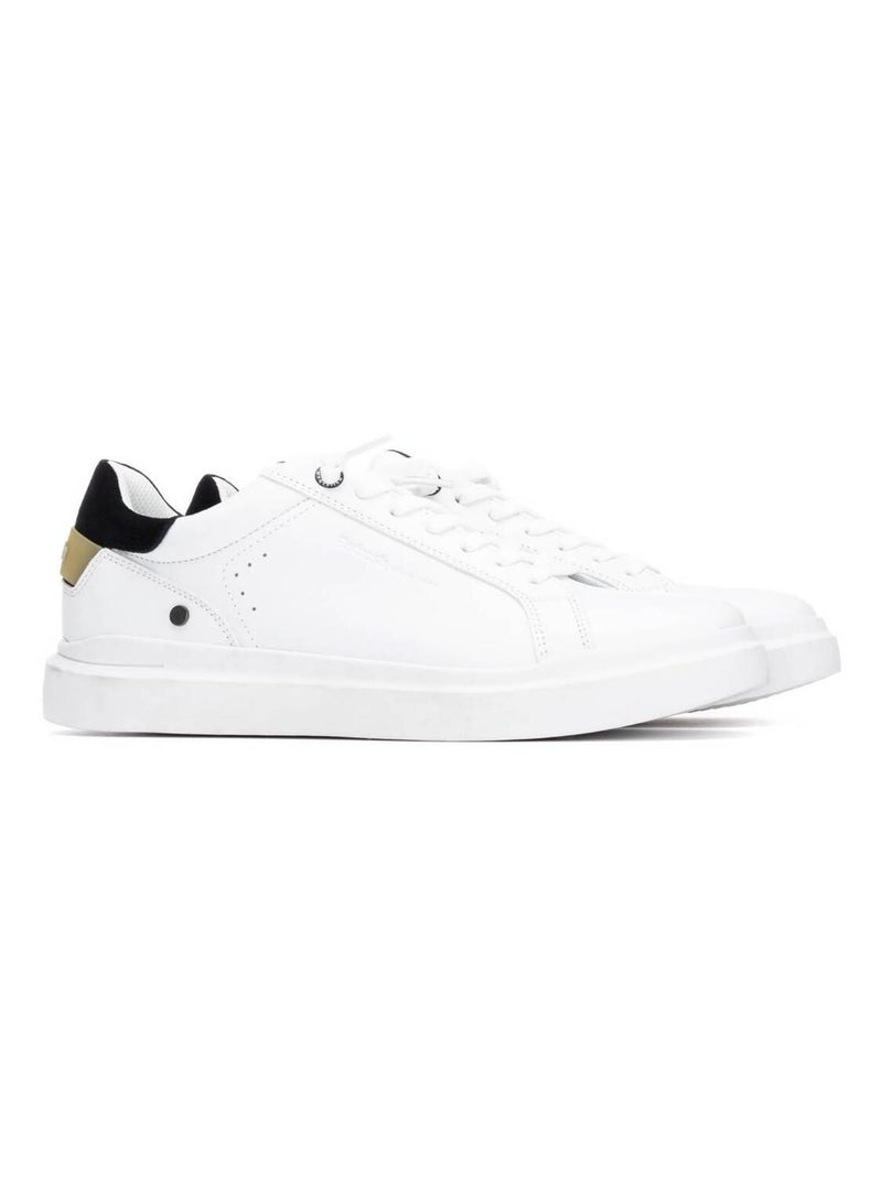 Baskets homme en toile Blanc - Kiabi