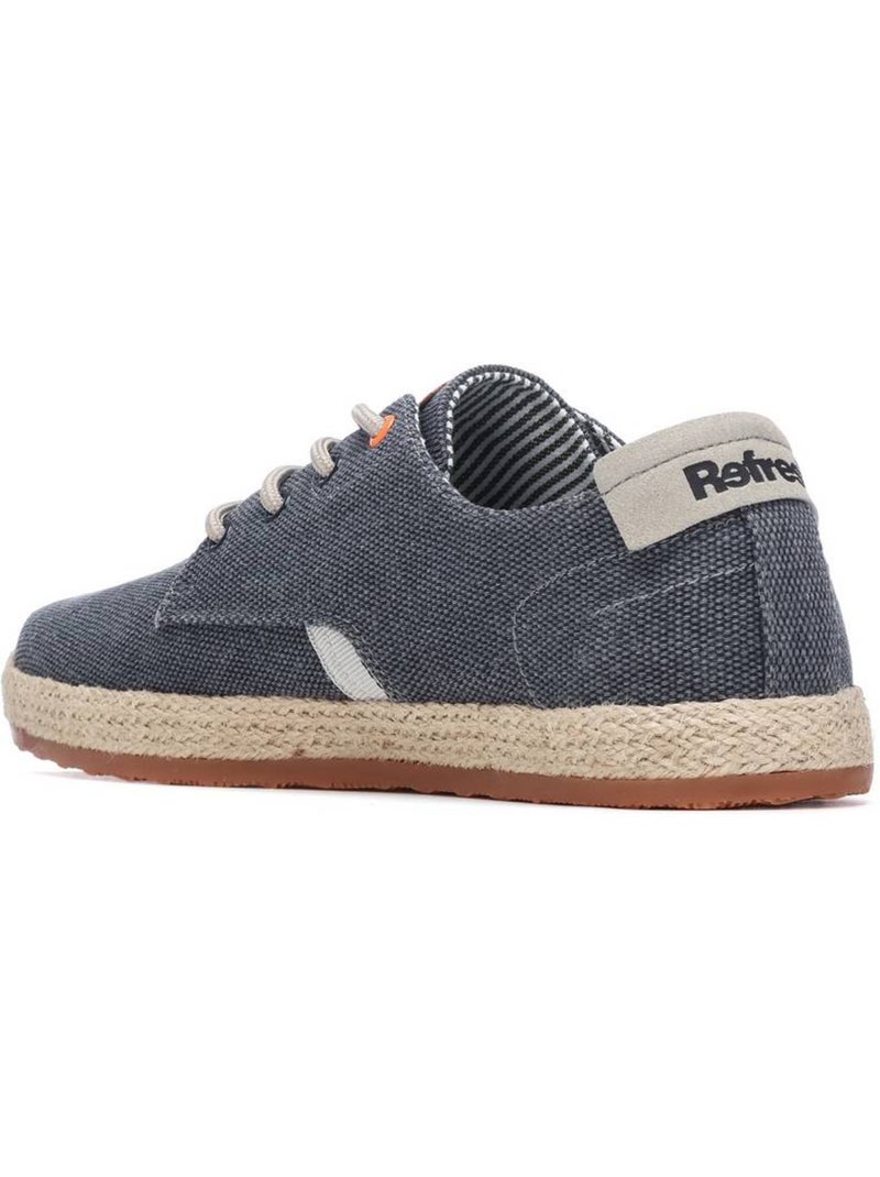 Baskets homme en toile Bleu - Kiabi