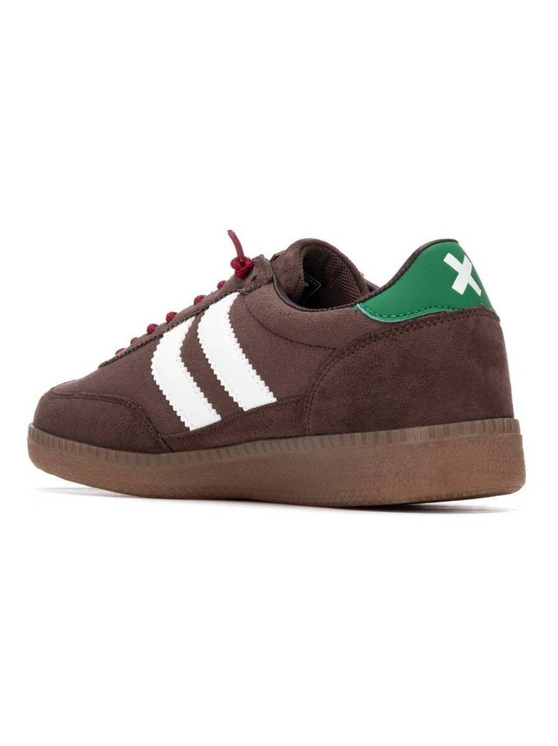 Baskets homme en toile Marron - Kiabi