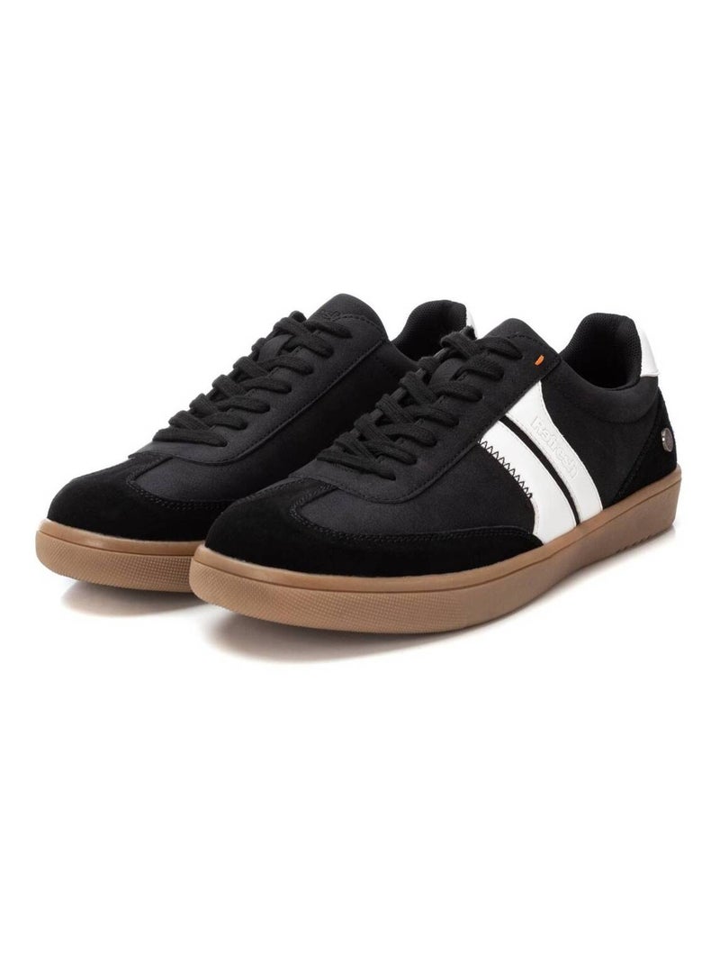 Baskets homme en toile Noir - Kiabi
