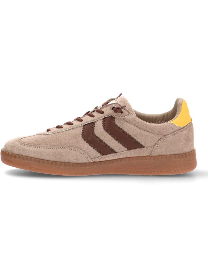 Baskets homme en toile Taupe - Kiabi