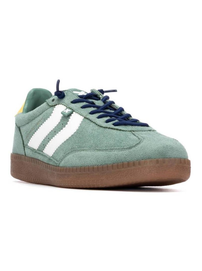 Baskets homme en toile Vert - Kiabi