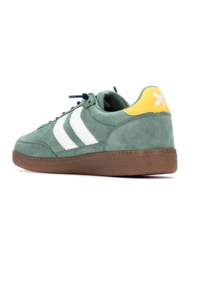 Baskets homme en toile Vert - Kiabi