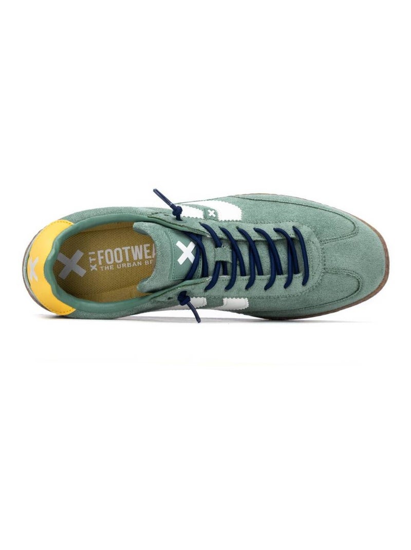 Baskets homme en toile Vert - Kiabi