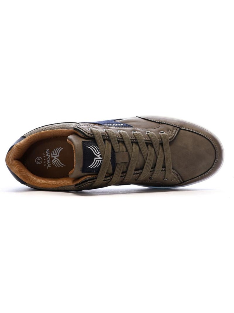 Baskets homme kaporal Marron cappuccino - Kiabi