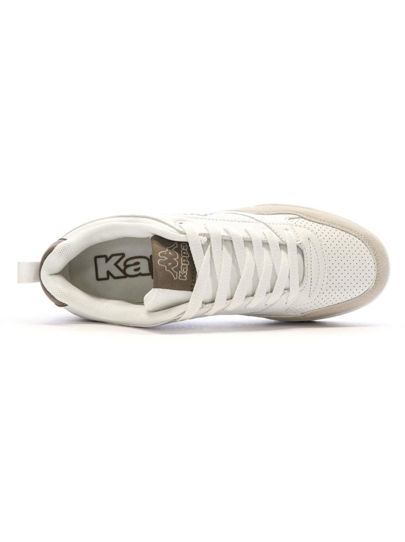 Baskets Homme Kappa Blanc Beige - Kiabi