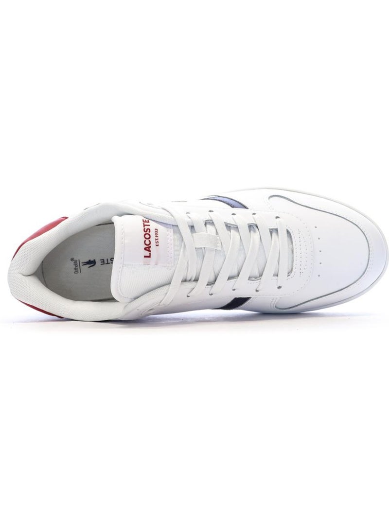 Baskets Homme Lacoste Blanc - Kiabi