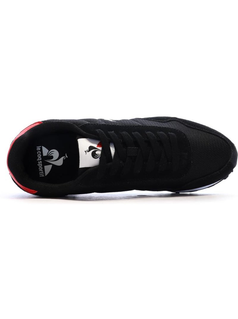 Baskets Homme Le Coq Sportif Noir Rouge - Kiabi
