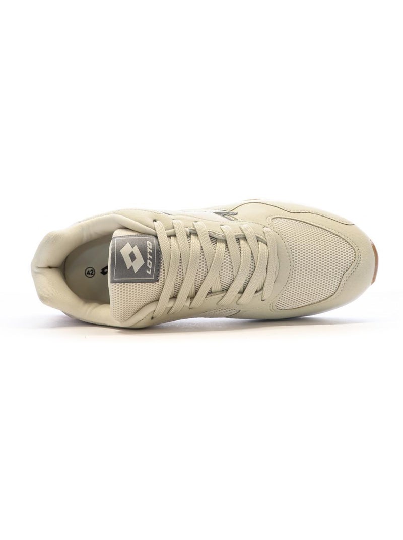 Baskets Homme Lotto Beige - Kiabi