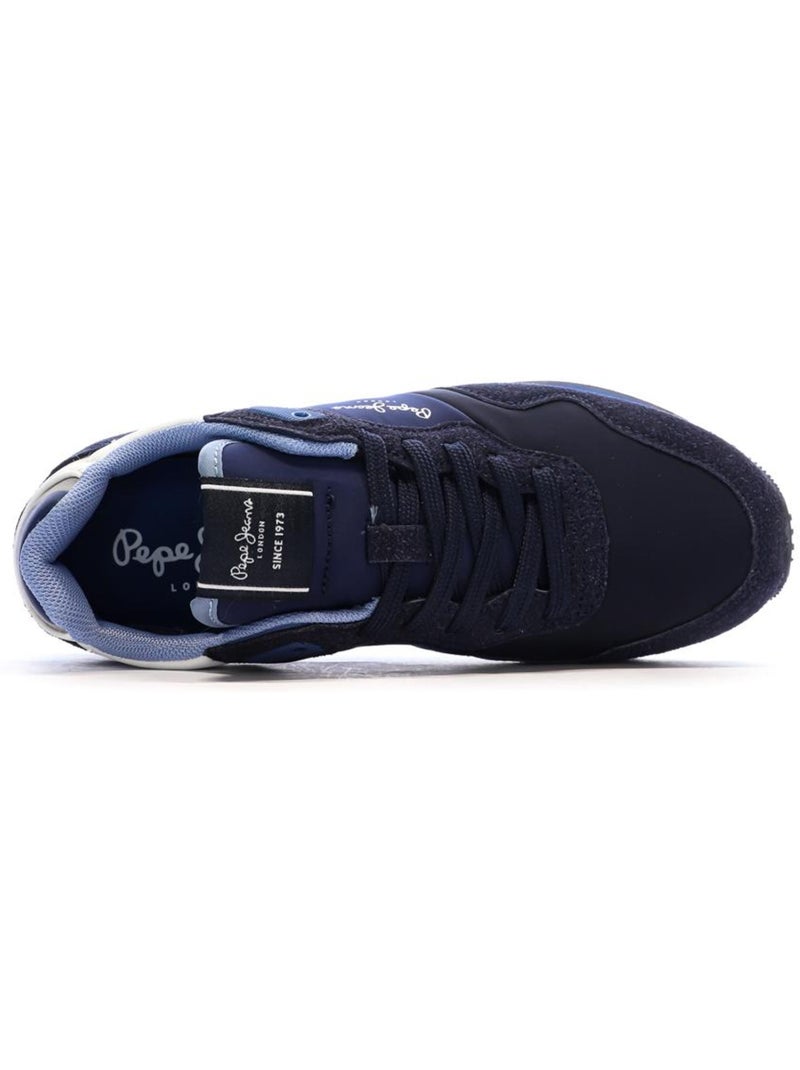 Baskets homme pepe jeans london Bleu - Kiabi