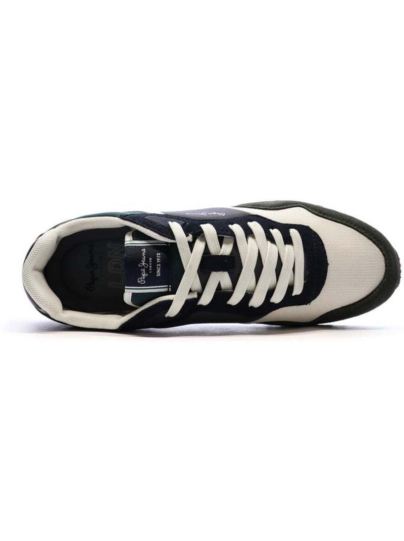 Baskets Homme Pepe jeans London Vert kaki clair - Kiabi