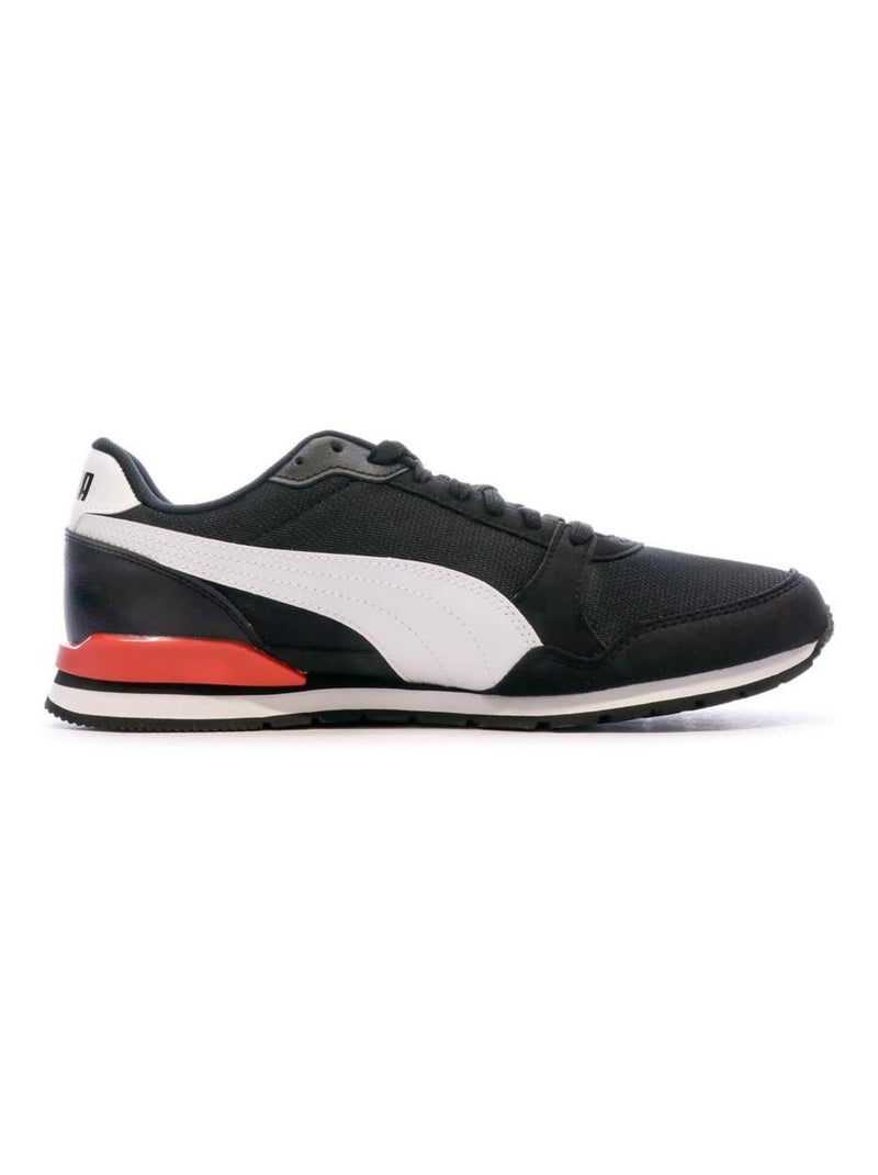 Baskets  Homme Puma V3 Mesh Castlerock Noir Rouge Blanc - Kiabi