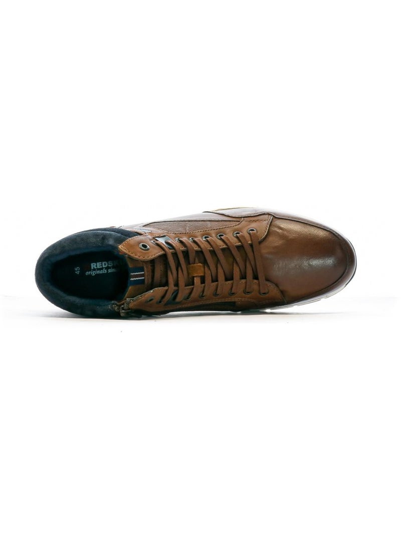 Baskets Homme Redskins Marron cappuccino - Kiabi