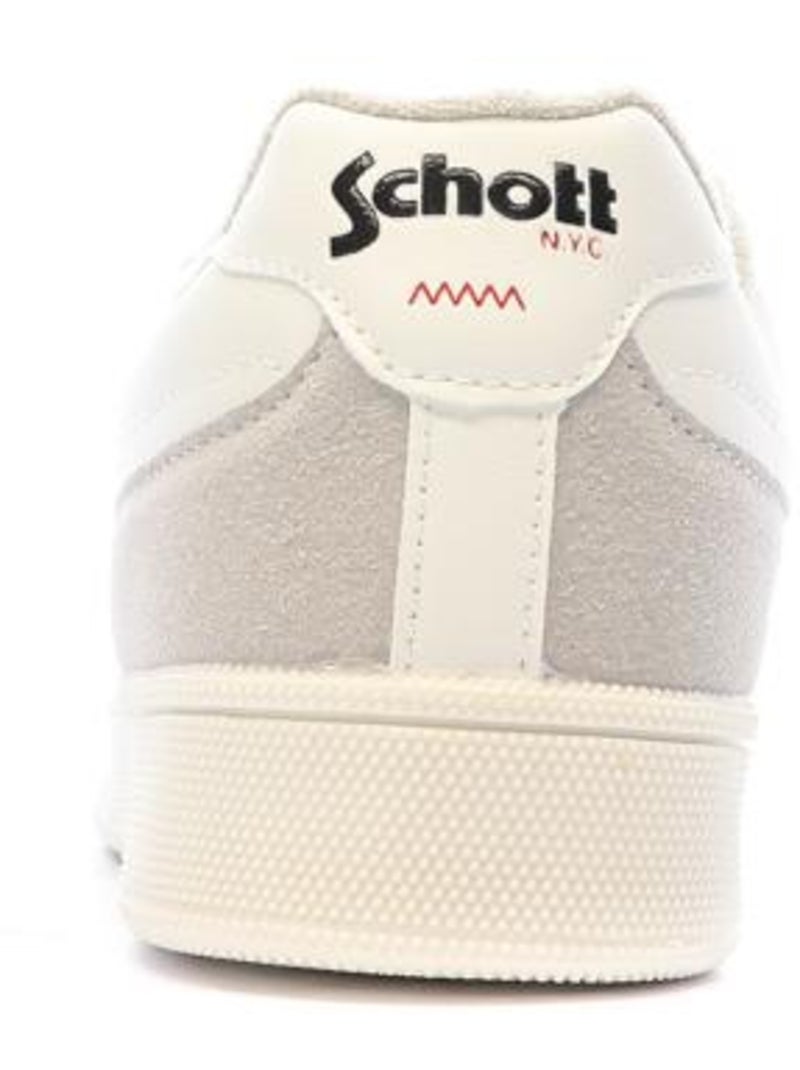 Baskets Homme Schott Blanc - Kiabi